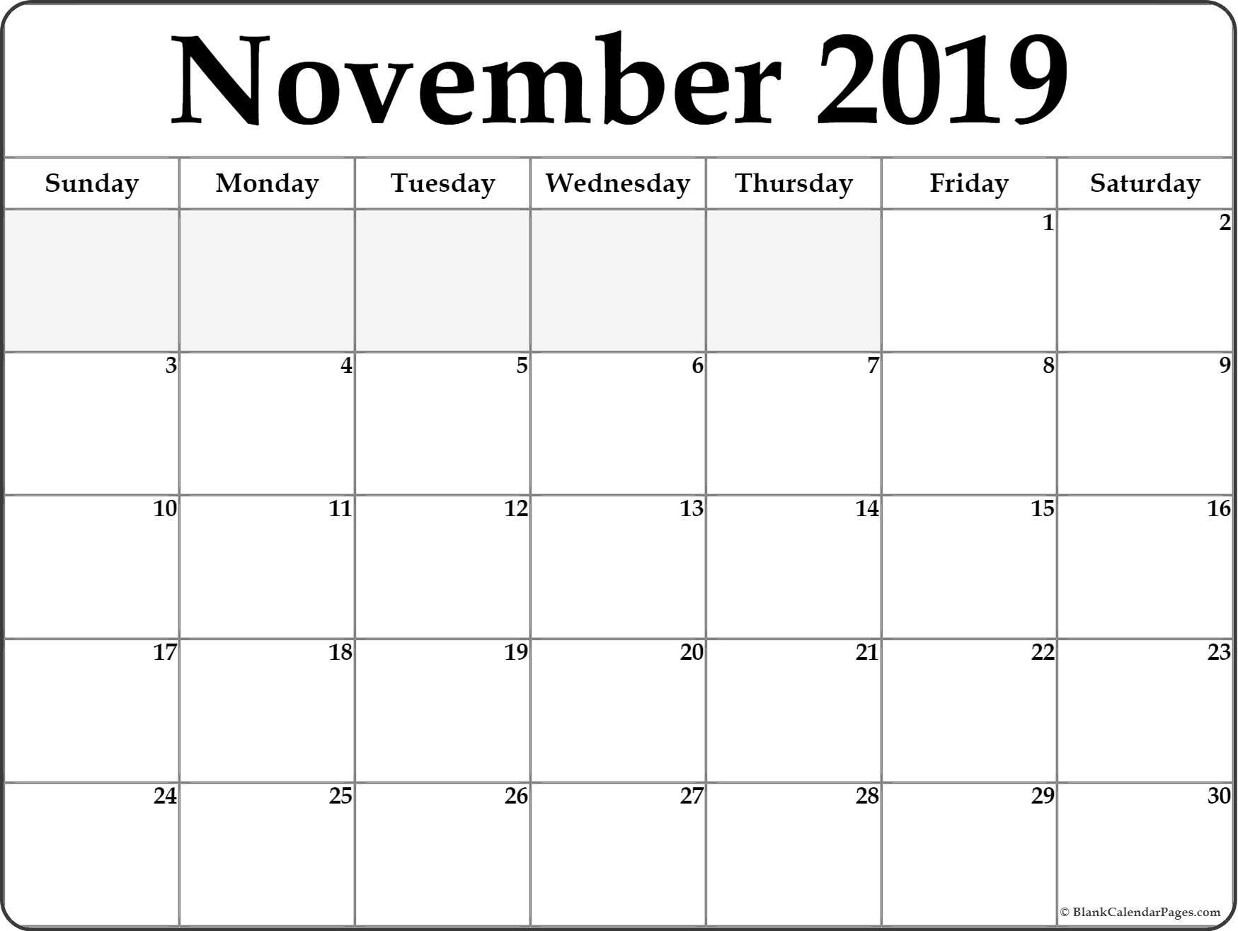 Clipart – Free – Calendar – November 2019 – Template Remarkable Printable Gregorian Calendar With Week Numbers