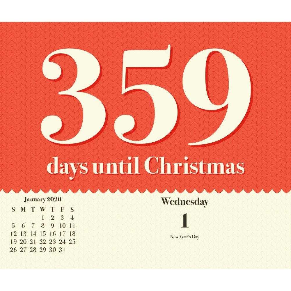 Countdown To Christmas 2020 Desk Calendar Countdown To Christmas Calendar 2020