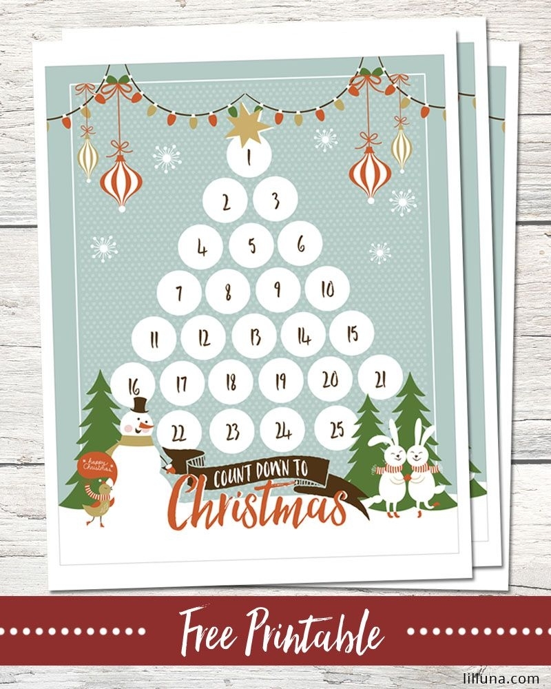 Countdown To Christmas Printable | Countdown For Kids Exceptional Pattern For Christmas Calendar Countdown Printable