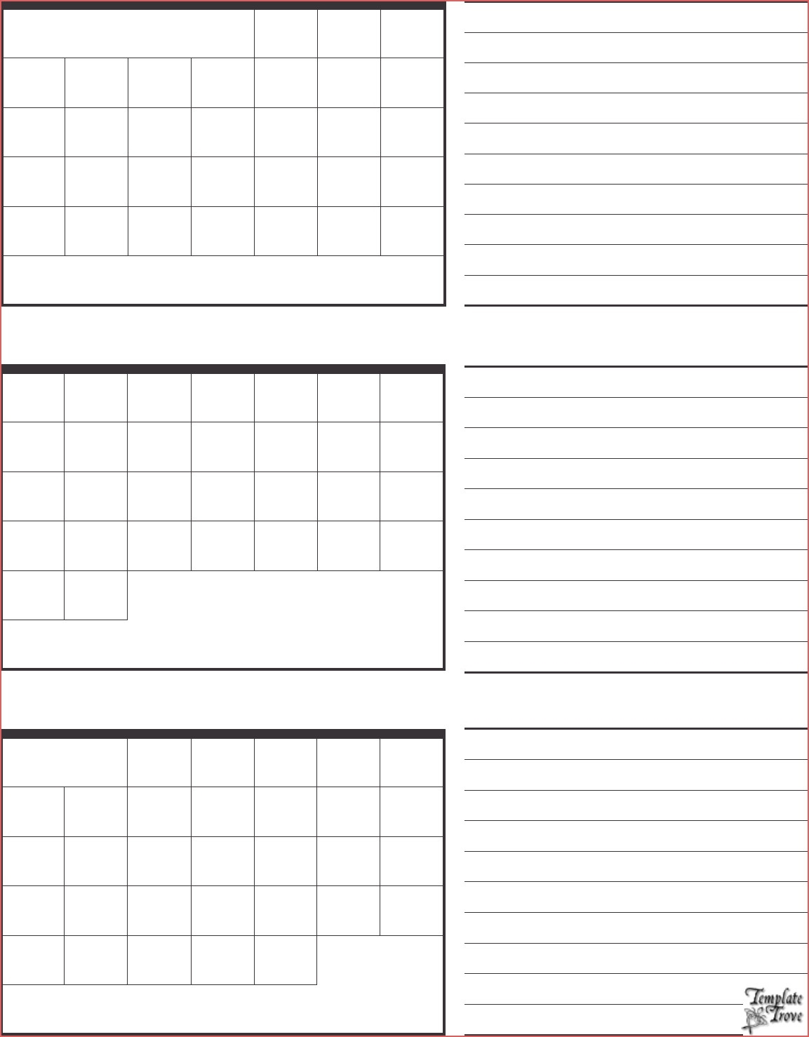 Crush 3 Month Printable Calendars | Kenzi&#039;s Blog Dashing 3 Month Blank Printable Calendar