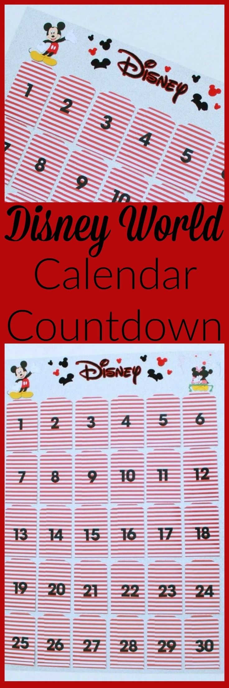 Disney World Calendar Countdown | #disneysmmoms : Everything Disney Vacation Club Countdown Calendar