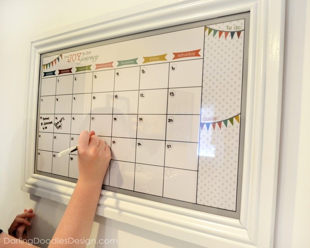 Diy Dry Erase Calendar | Diy Calendar, Calendar Organization Exceptional Monthly Calendar Dry Erase Printable