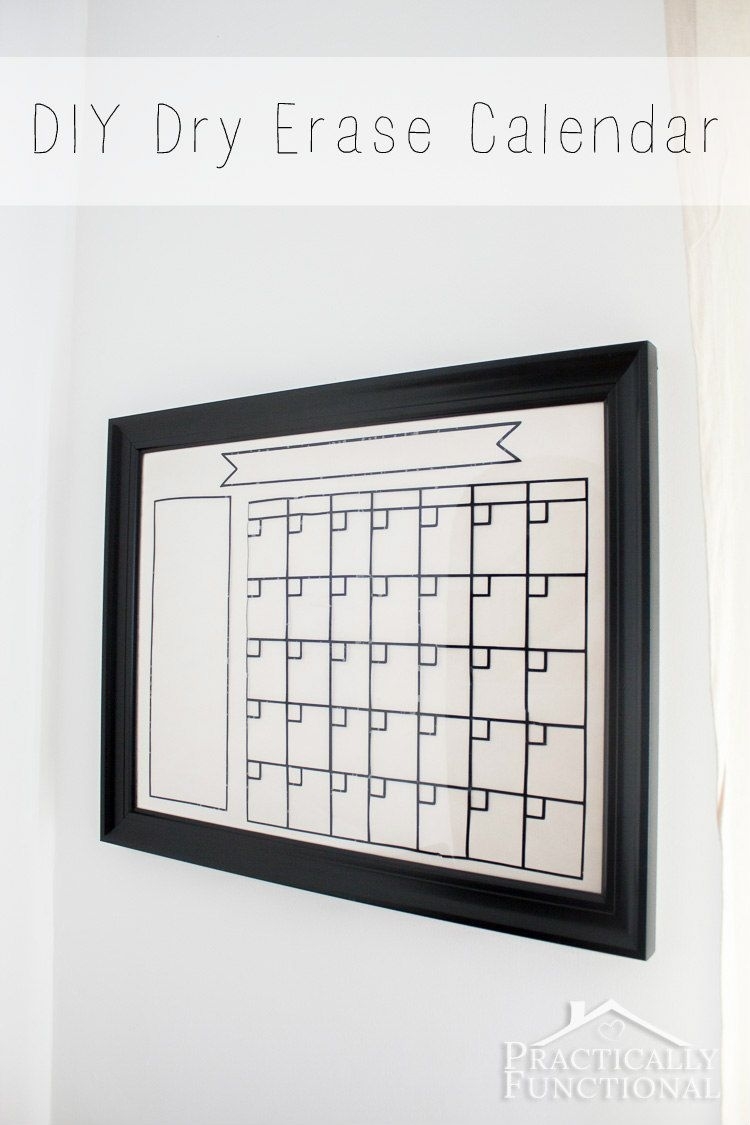 Diy Dry Erase Calendar | Dry Erase Calendar, Diy Calendar Exceptional Personalised Monthly Calendar Dry Erase Board