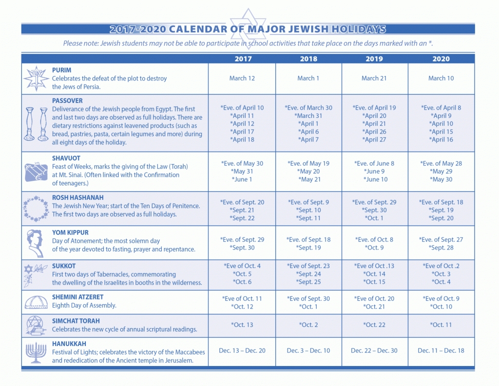 ❤️jewish Holidays August 2020 Calendar❤️ Dashing 2020 Jewish Holidays Printable Calendar