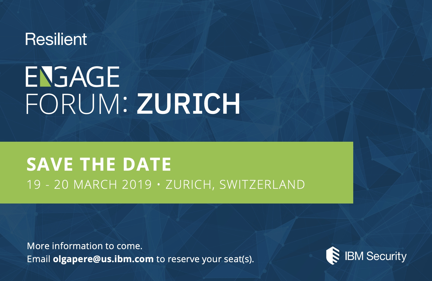 Engage Forum 2019: Zurich - Security Impressive How To Download Zurich Calendar