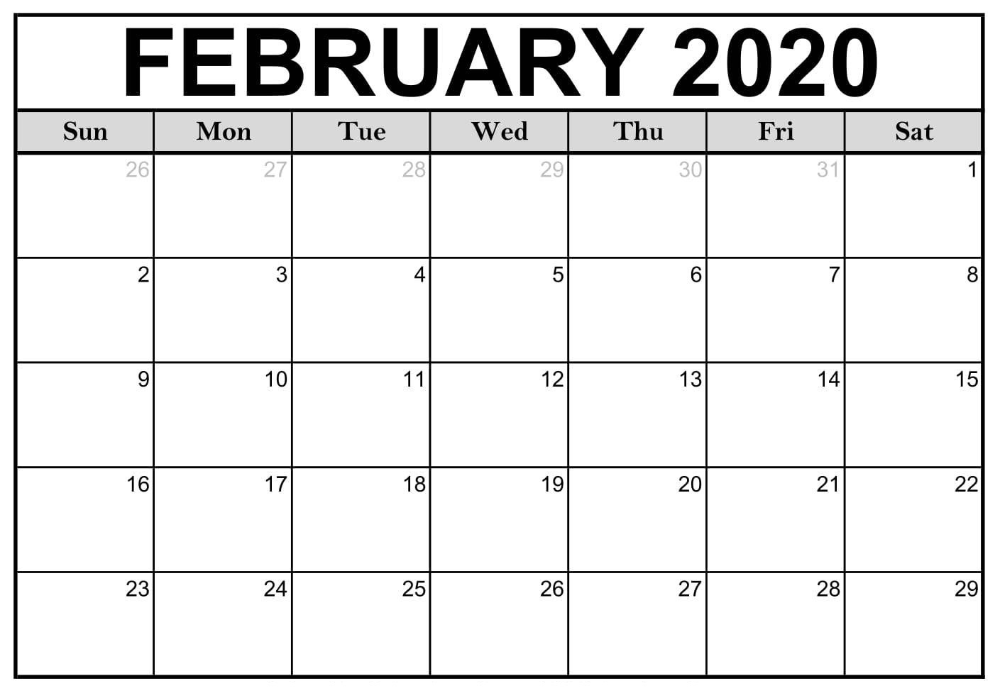 February 2020 Calendar Canada Bank Holidays - 2019 Calendars Impressive 2020 Calendar Canada Printable