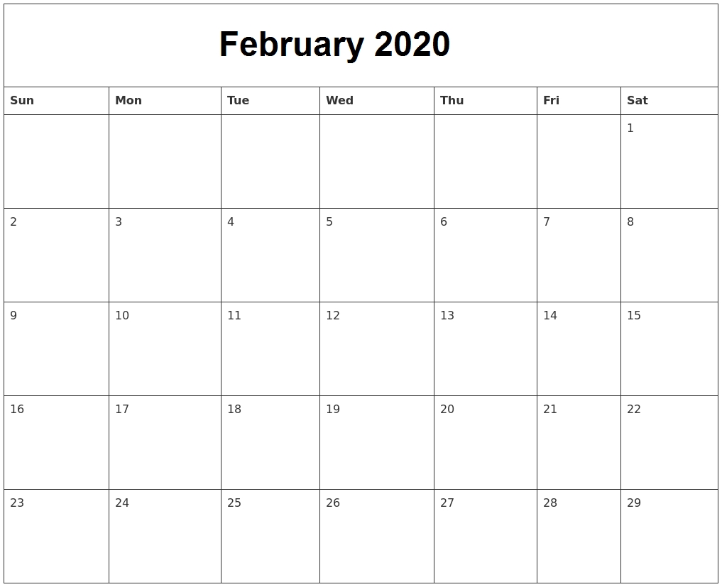 February 2020 Calendar Pdf Word Notes Excel Vertex A4 Page 2020 Calendar With Holidays Vertex