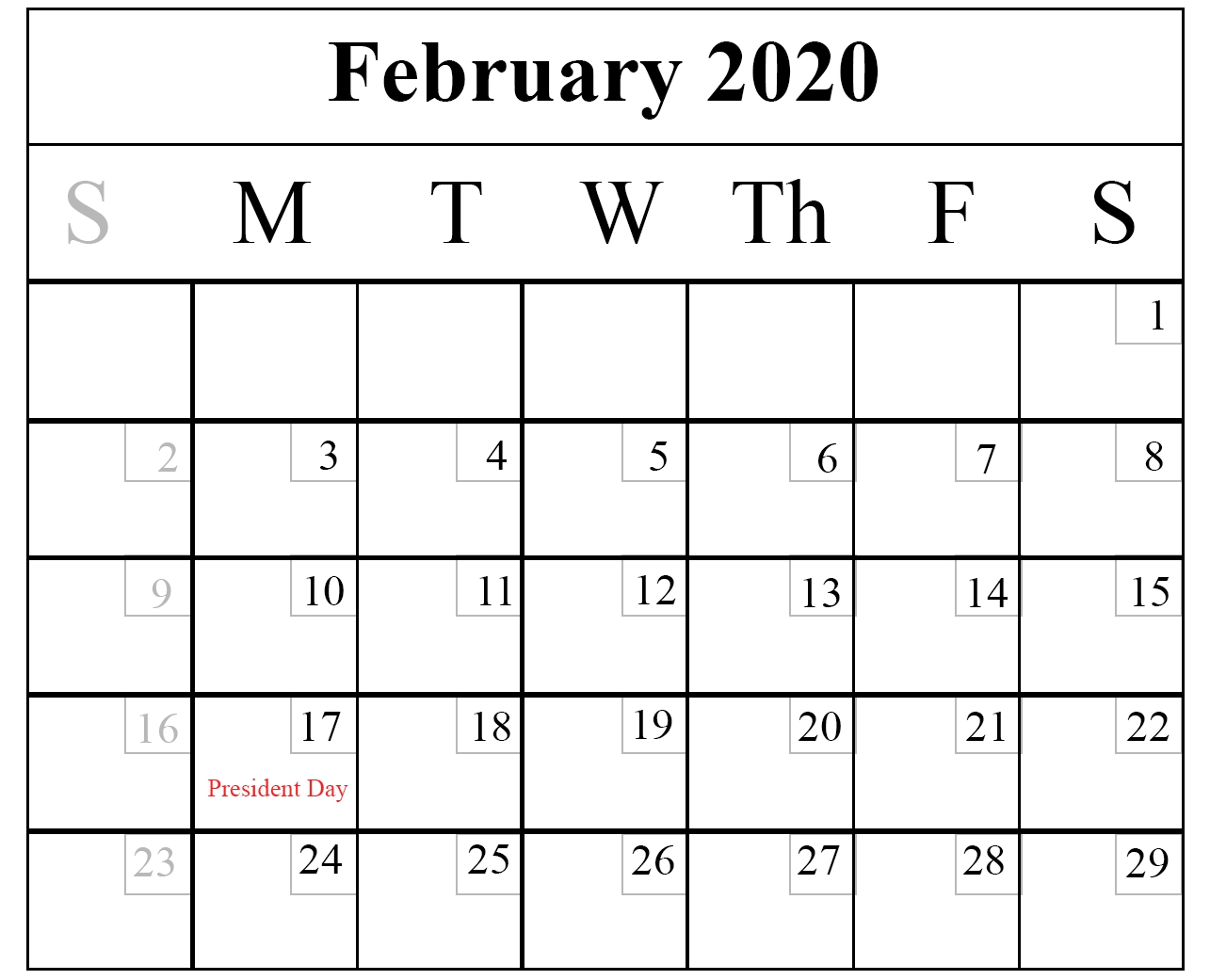 February Calendar 2020 Free Printable Template Pdf Word Perky Feb 2 2020 Calendar