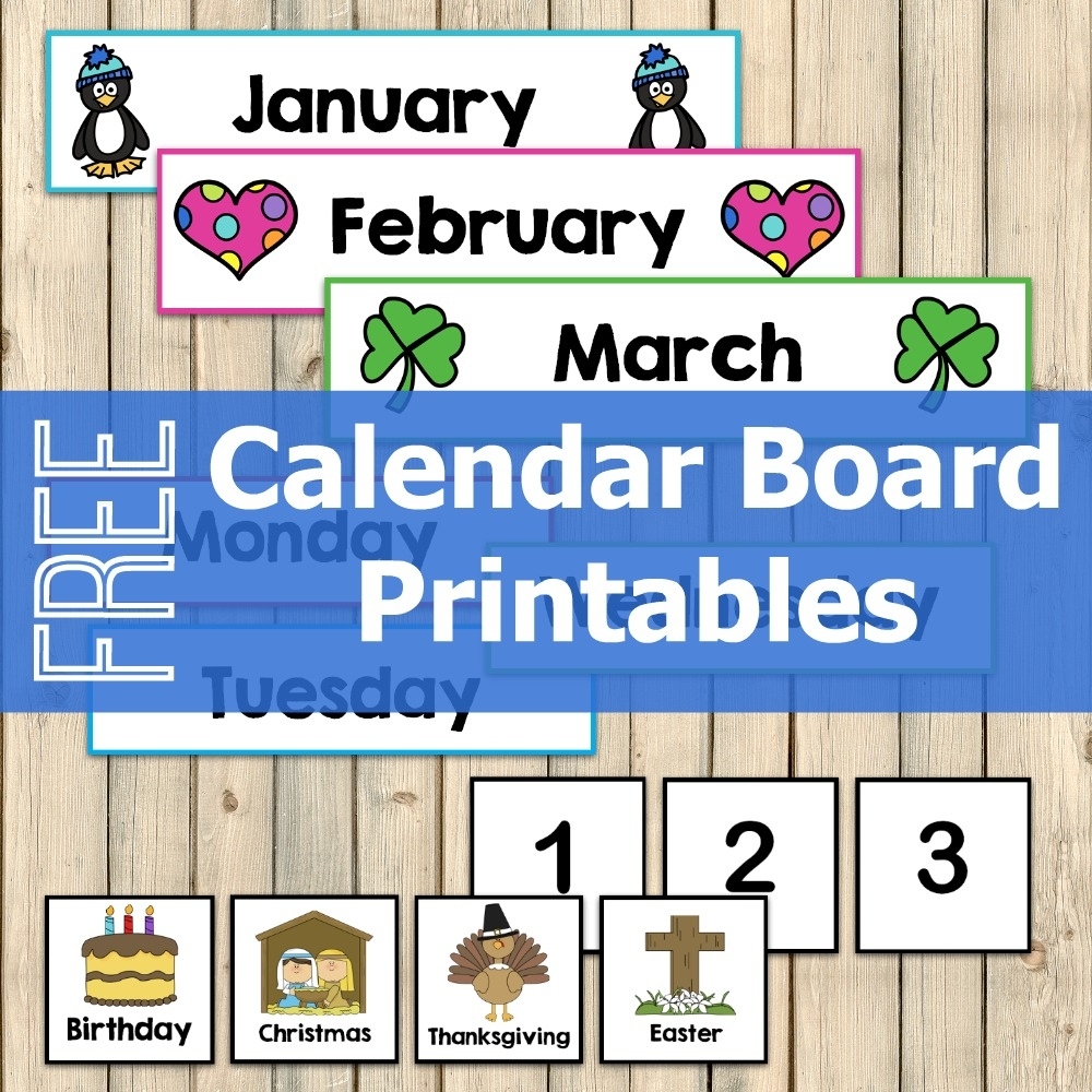 Free Calendar Board Printables - My Joy-Filled Life Exceptional Free Printable Bullentin Board Calendars