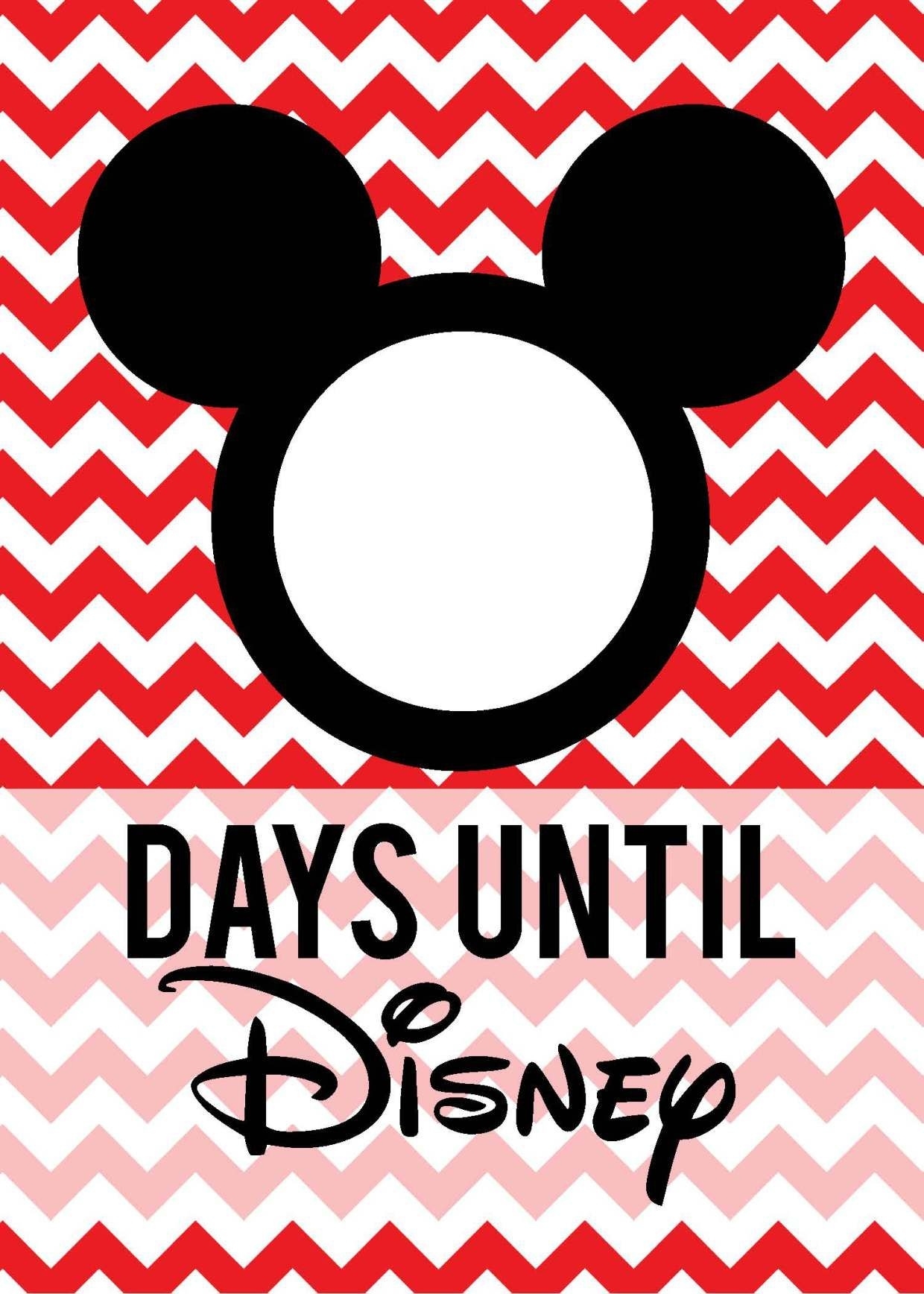 Free Download: Countdown To Disney | Disney Countdown Count Diwn To Disneyland Trip