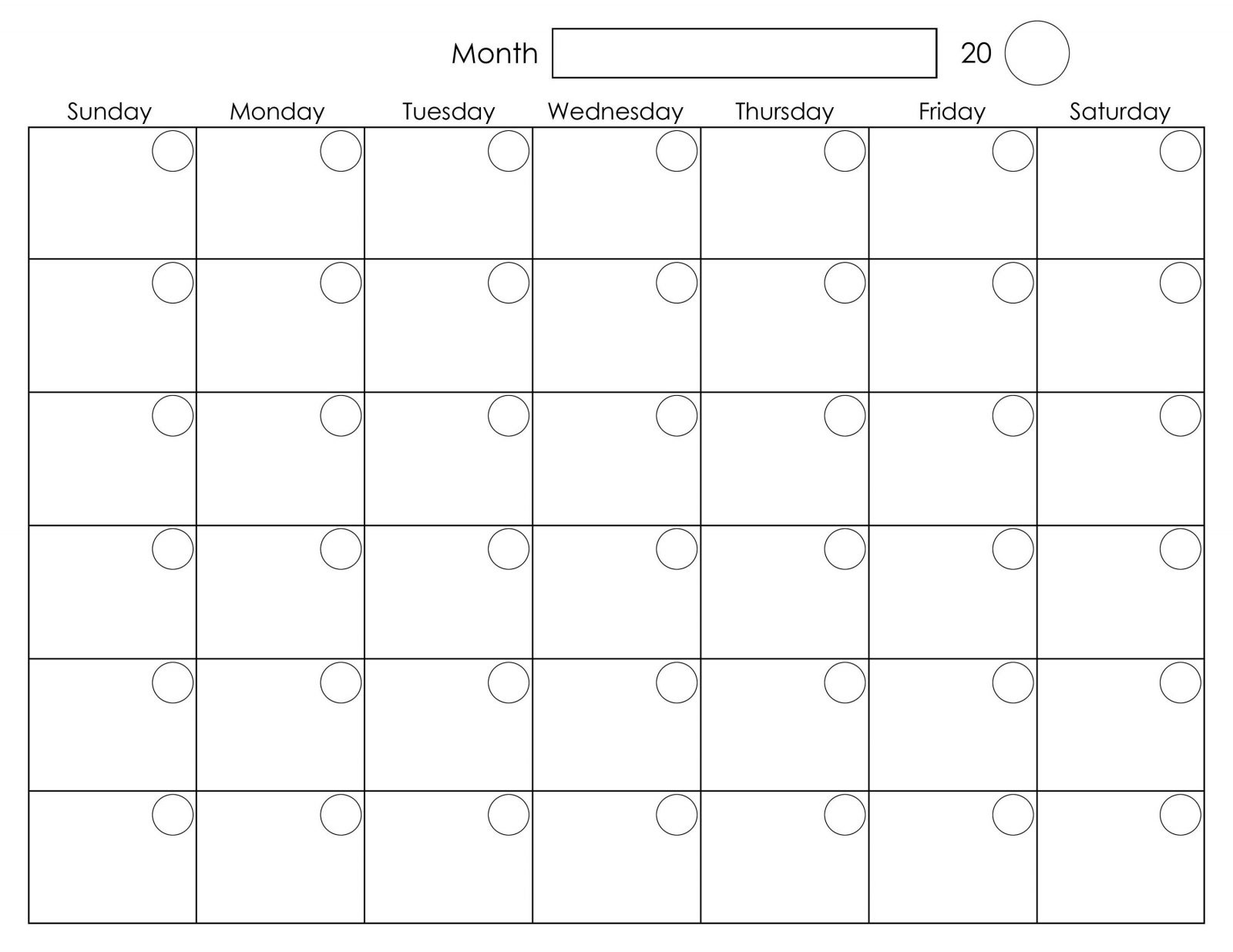 Free Printable 2020 Calendar Template Pdf, Word, Excel, Page Perky Calender To Print With Monday Start Date