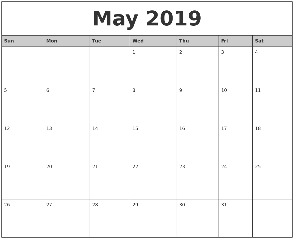Free Printable Calendar 2018: 2019 Editable Word, Excel Remarkable Blank Calendar Template Excel Excel Calendar Template Download Free