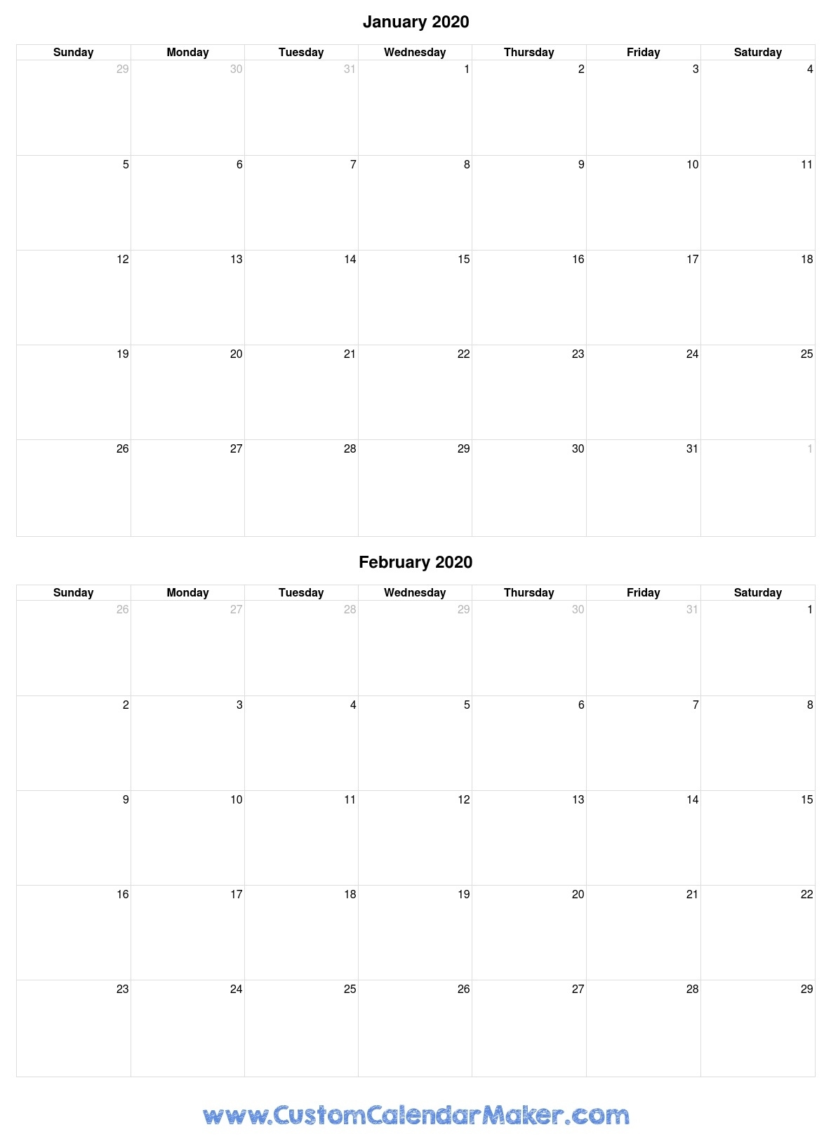 Free Printable Calendars, Blank Pdf Templates To Print A Incredible Free Printable Two Month Calendar