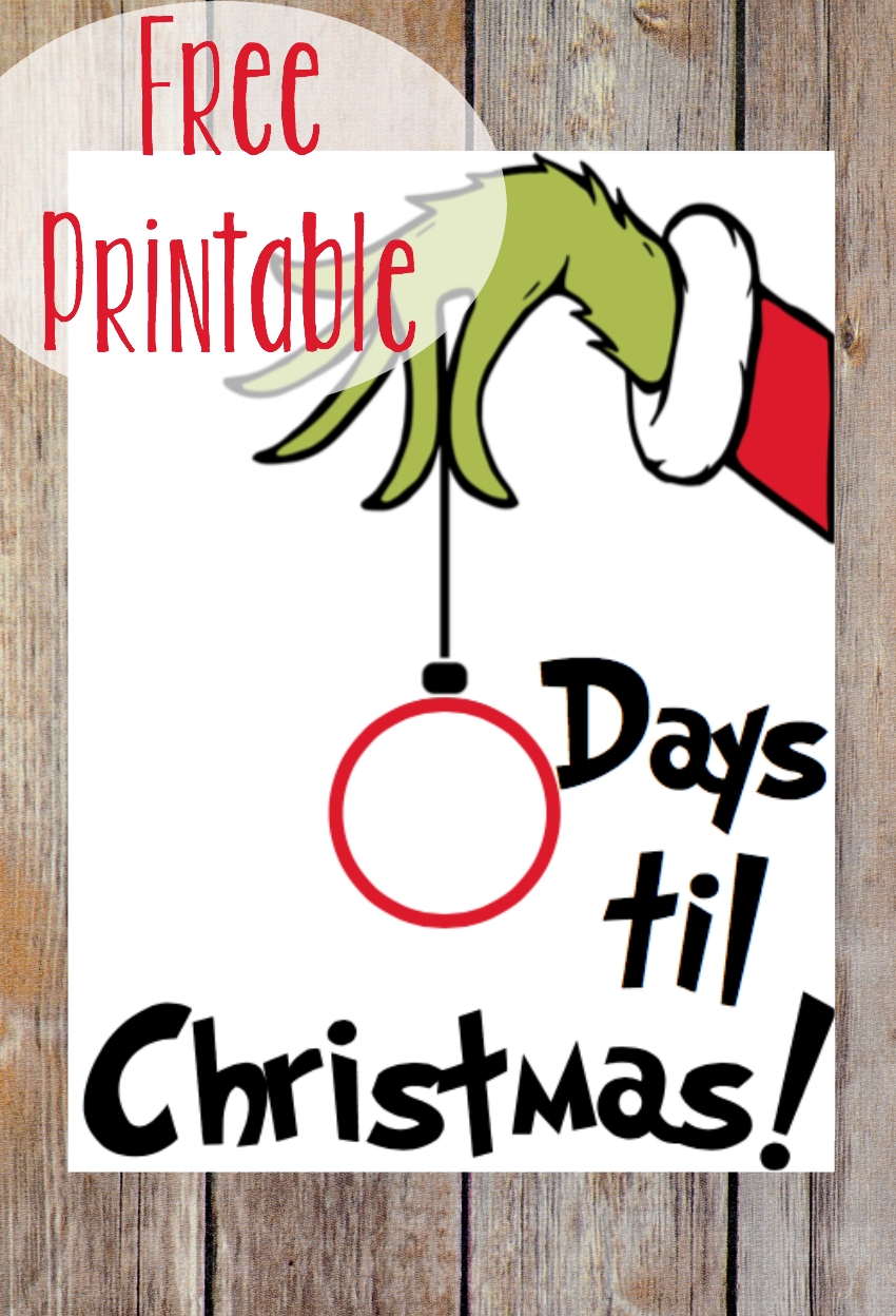 Grinch-Ornament-Christmas-Countdown-Printable - Three Little Printable Christmas Count Down 2020