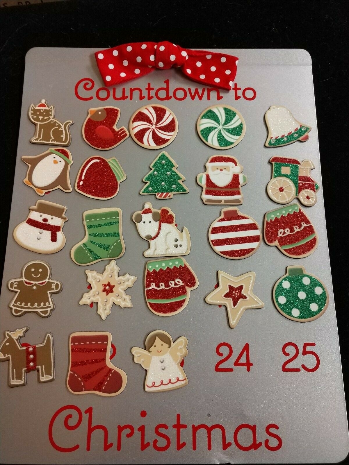 Hallmark Magnetic Countdown To Christmas Calendar Cookie Sheet Countdown To Christmas Calendar Online