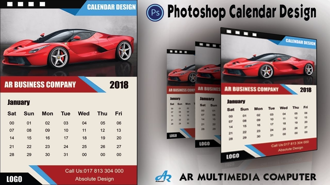 How To Create A Calendar In Photoshop Cc 2018|Calendar Design  2018|Photoshop Cc Calendar Design Making A Calendar Template In Photoshop