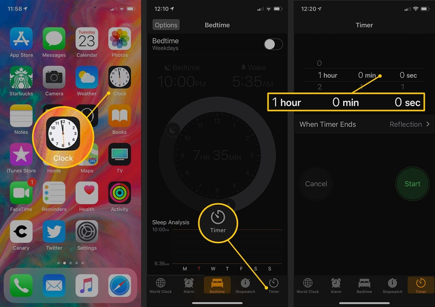 Iphone Music Timer To Stop Music At Bedtime How To Set A Countdown In Iphone