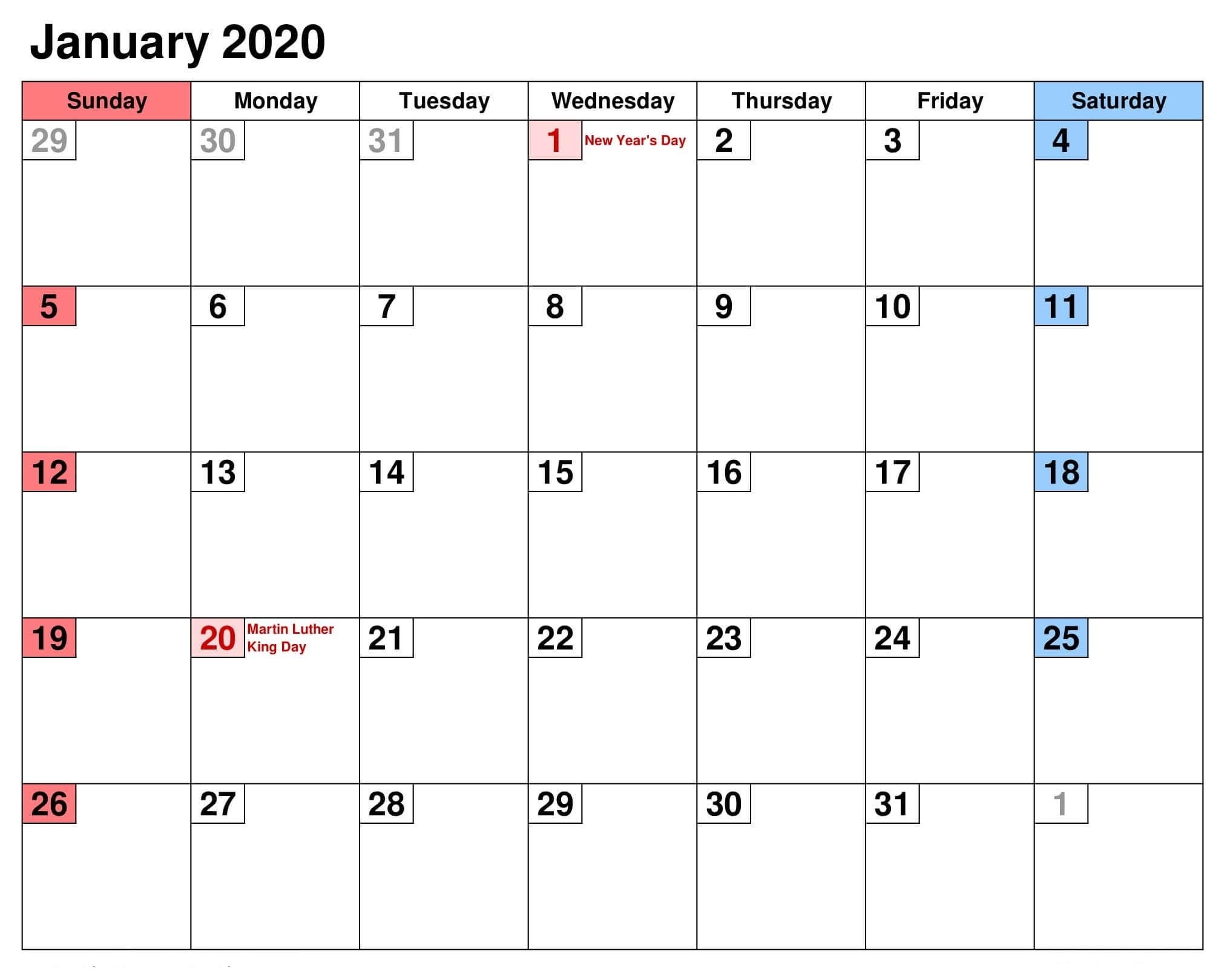 January 2020 Calendar Canada National Holidays - 2019 2020 Calendar Canada Printable With Holidays