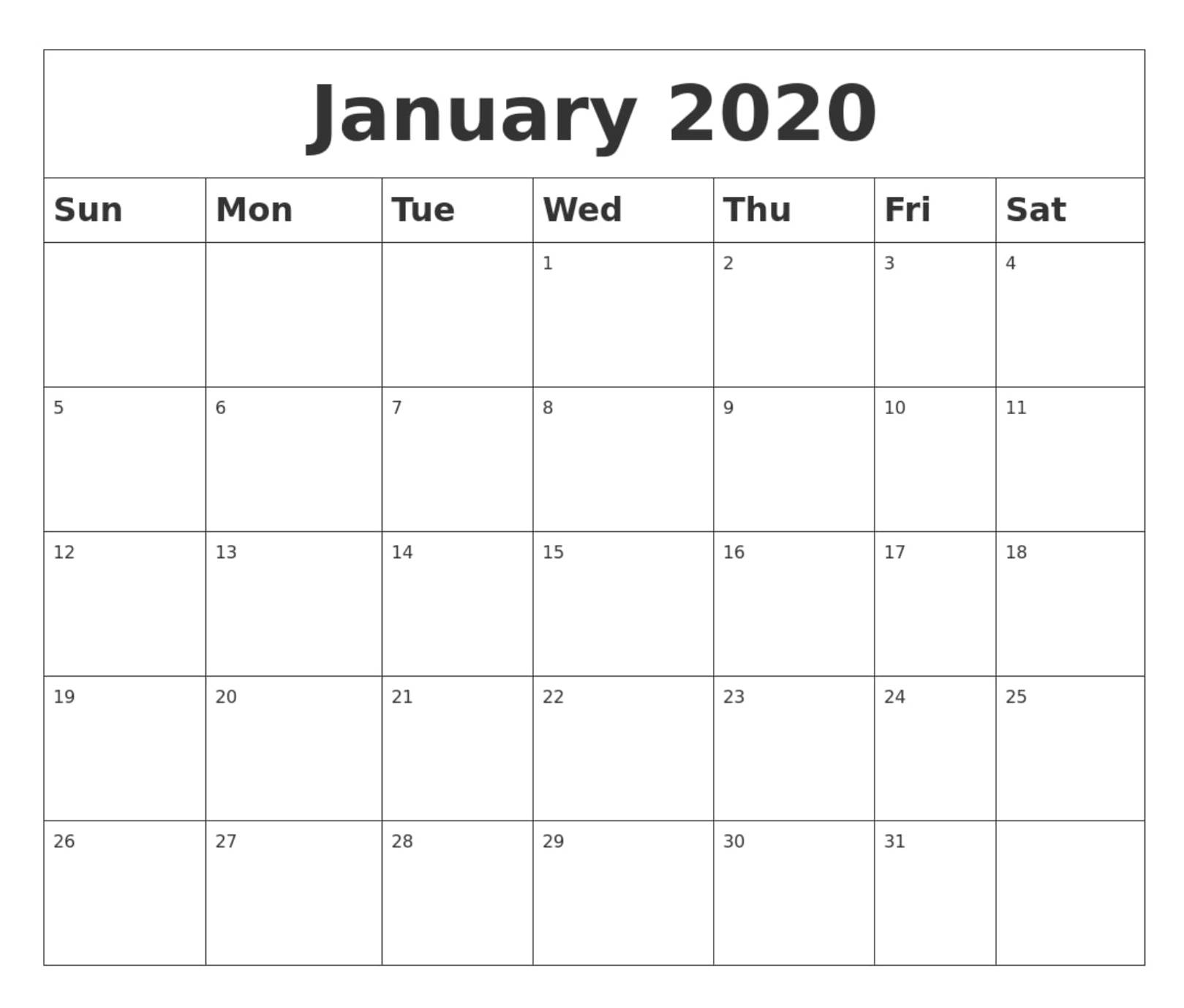 January 2020 Calendar Canada National Holidays - 2019 January 2020 Calendar Printable Canada