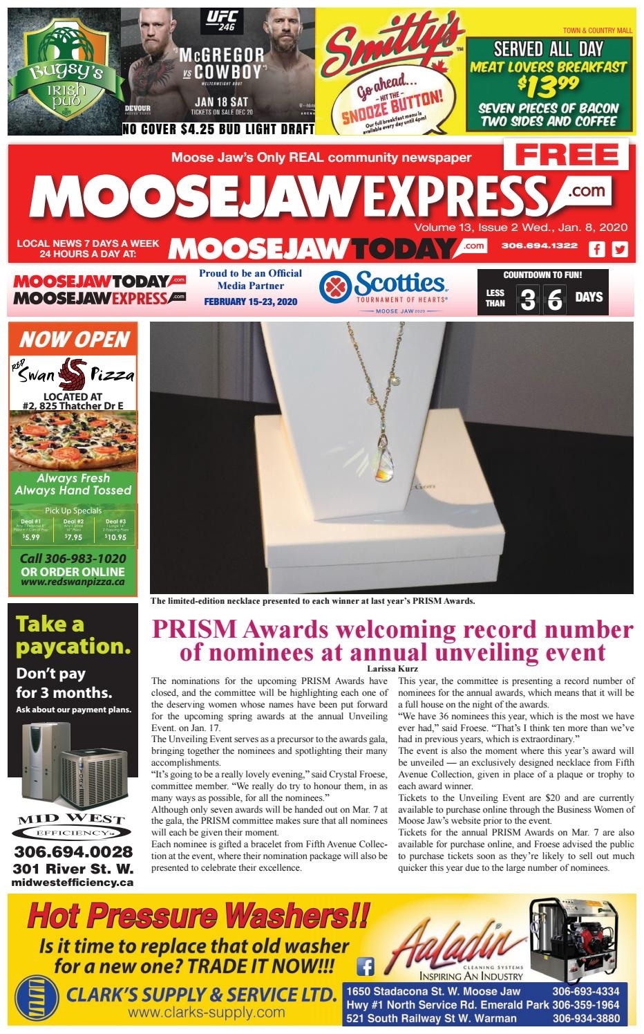 Moose Jaw Express January 8, 2020 By Moose Jaw Express - Issuu Perky Tear Off Countdown 200 Days