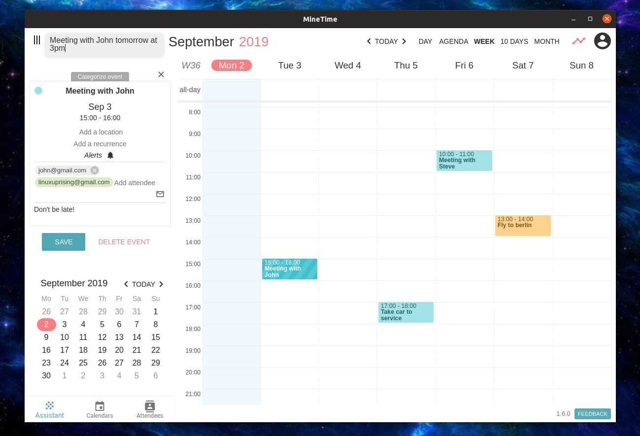 Multi-Calendar Desktop App Minetime 1.6.0 Adds New Impressive How To Download Zurich Calendar