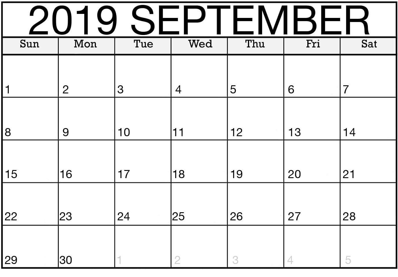Online September 2019 Calendar Canada Holidays | Free Incredible September 2020 Calendar Canada