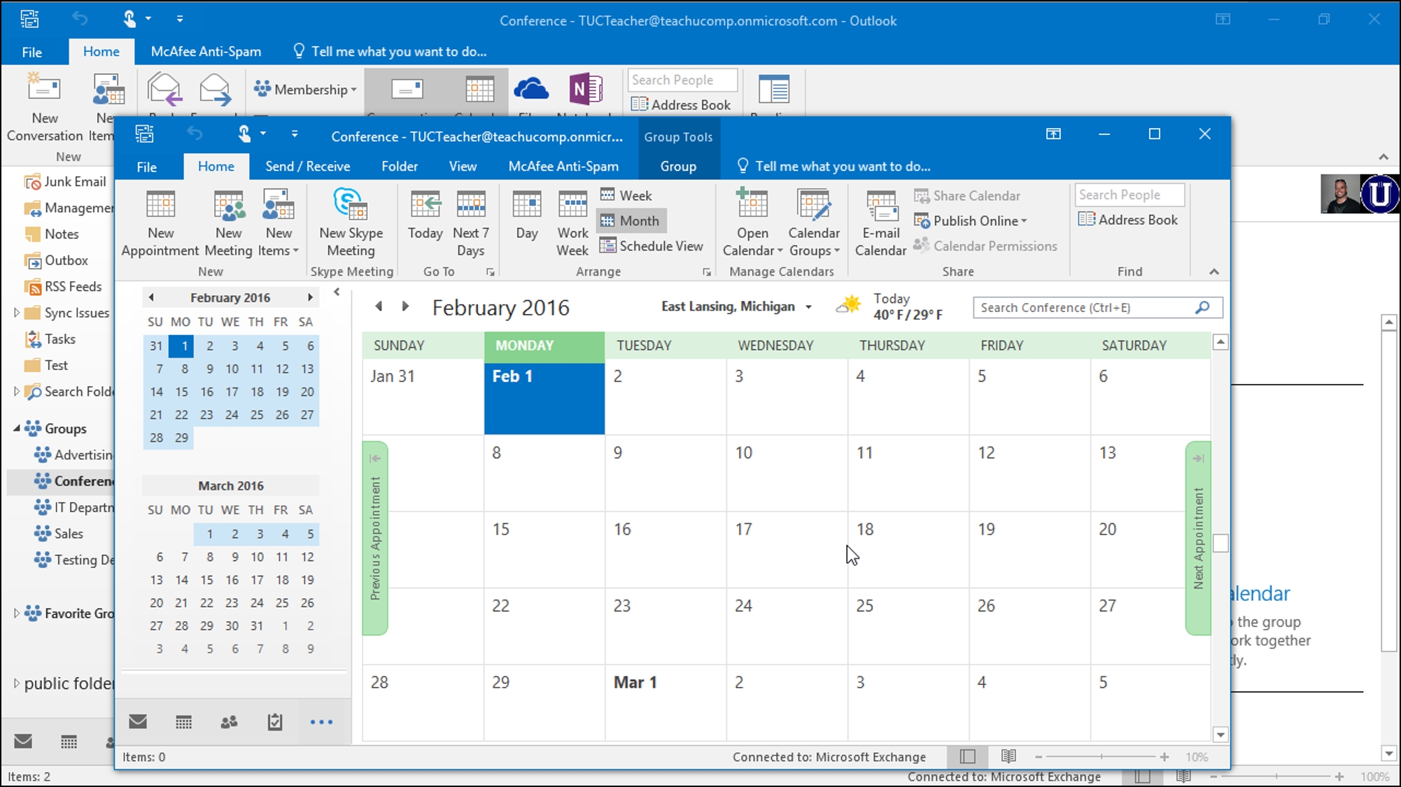 Open A Group Calendar In Outlook 2016 - Tutorial Exceptional Calender Pane Disappeared In Outlook