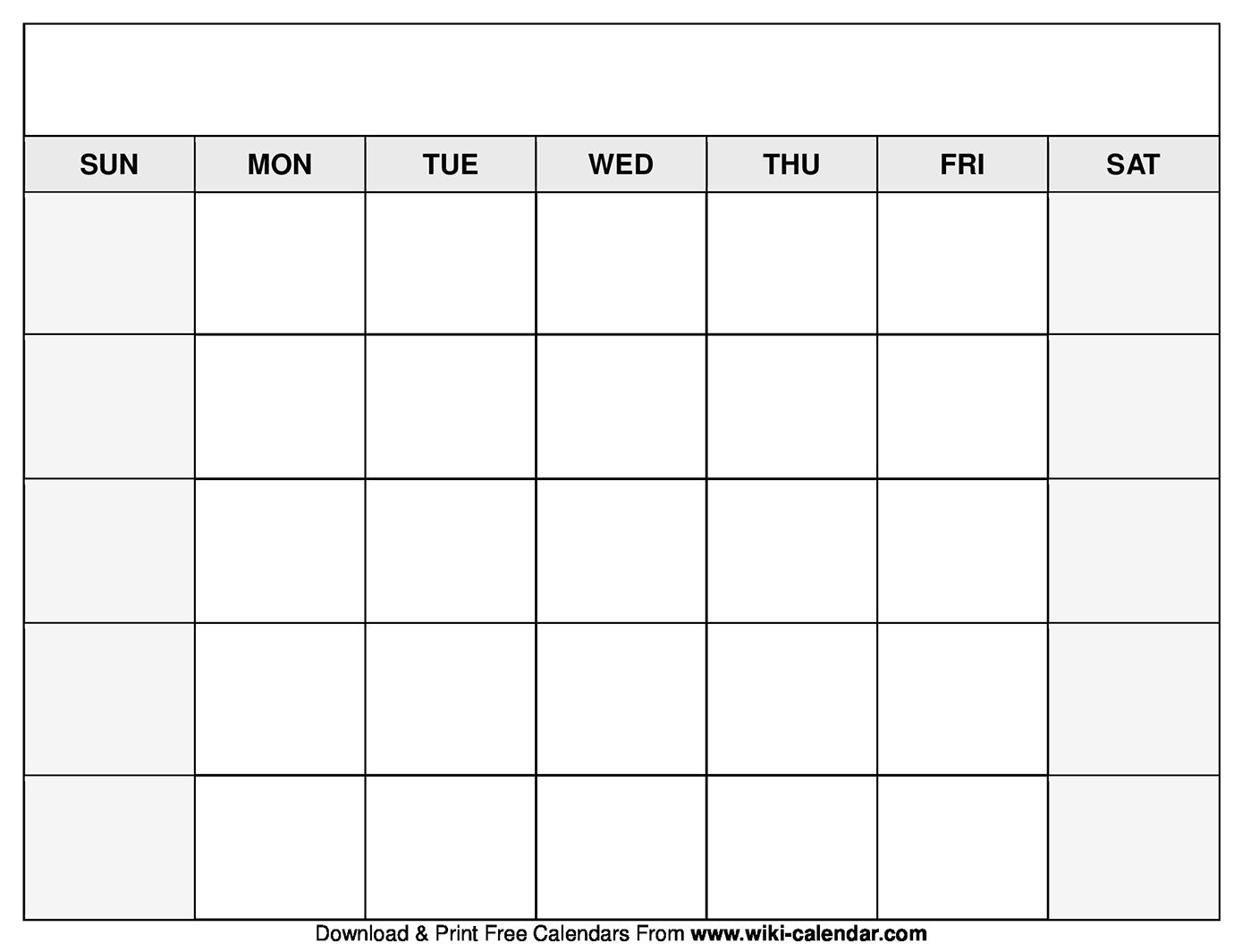 Plain Calendar Printable - Colona.rsd7 Blank Calendar Printable To Fill In