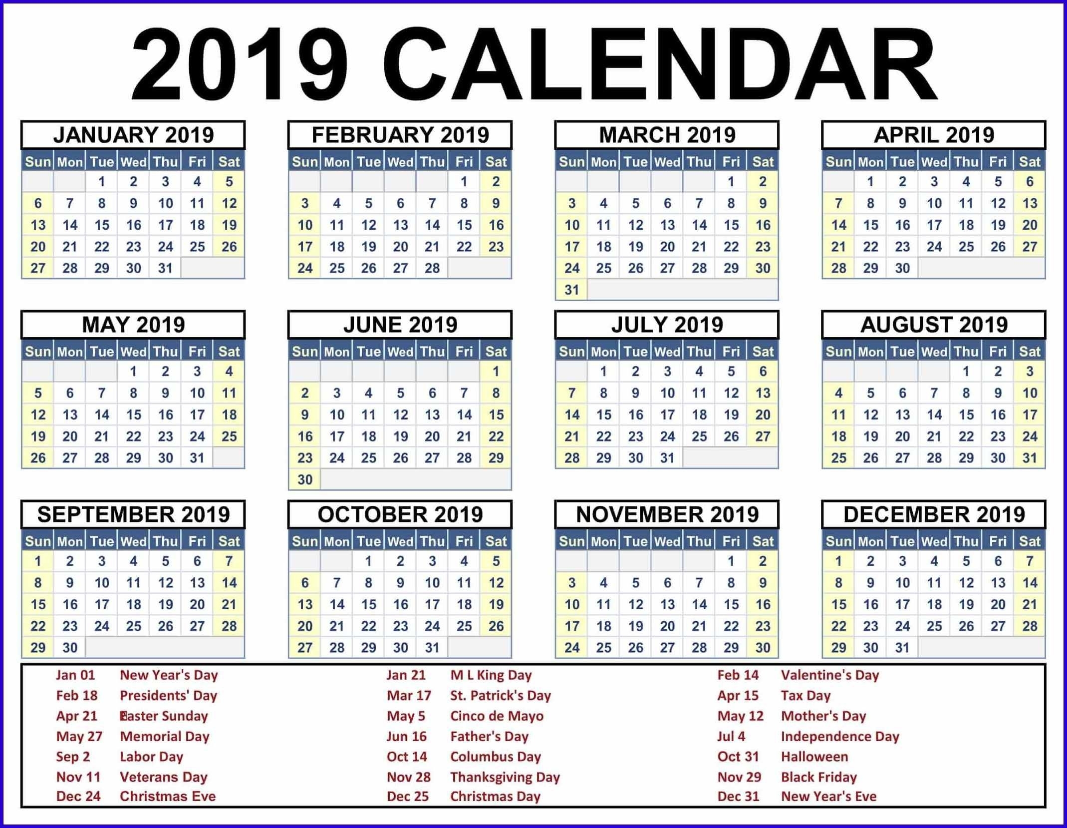 Printable Calendar 2019 With Holidays | Calendar 2019 Perky Printable 2020 Calendar With School Terms And Public Holidays
