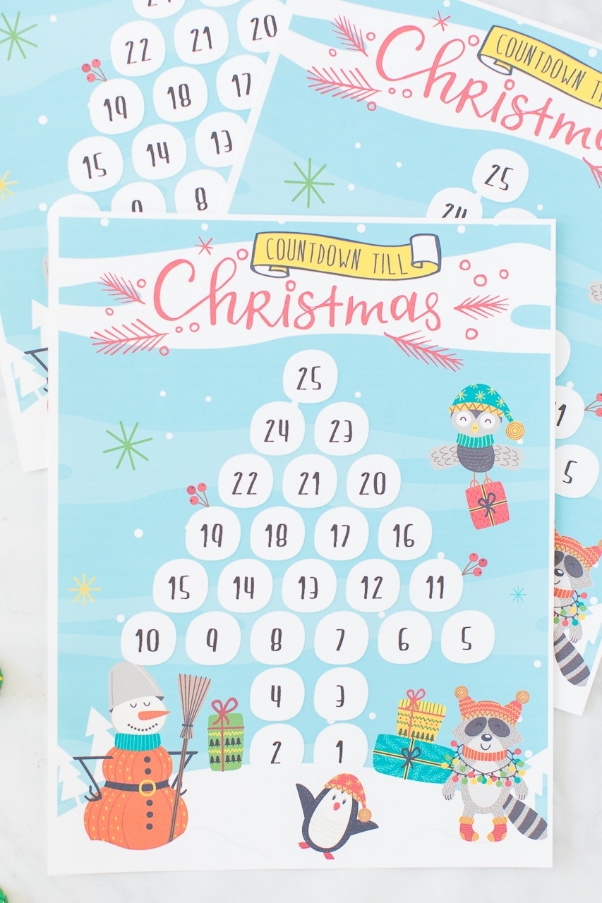 Printable Countdown Till Christmas Calendar - Made To Be A Momma Remarkable Countdown To Christmas Calendar Printable 2020