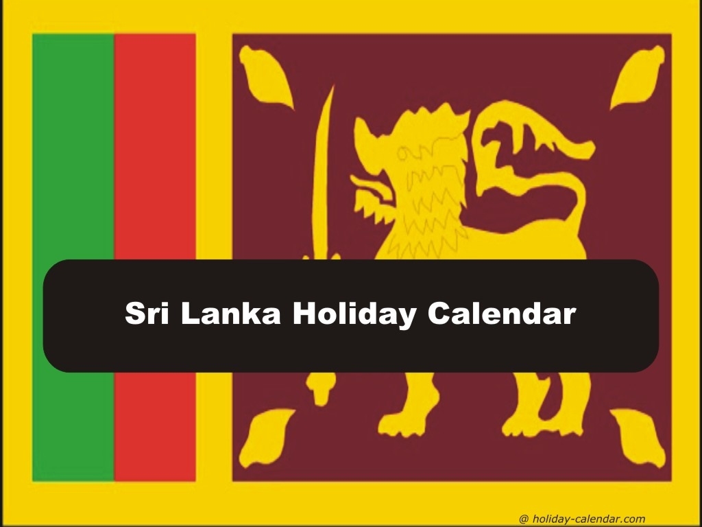 Sri Lanka 2019 / 2020 Holiday Calendar Sri Lanka Mercantile Holidays For 2020