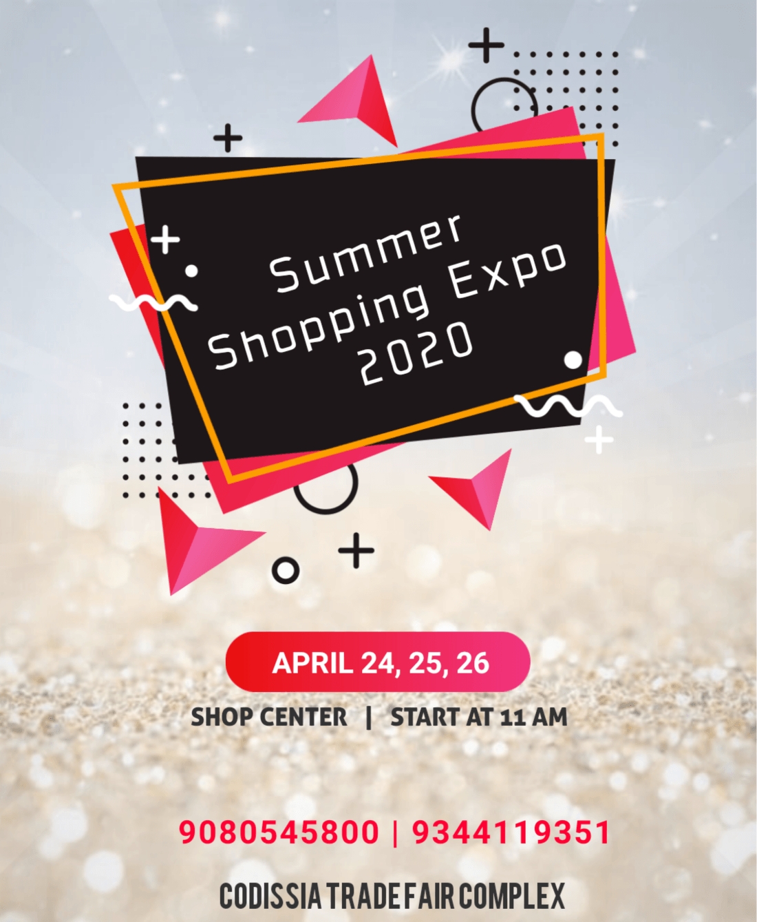 Summer Shopping Expo At Codissia, Coimbatore Monthly Calendar 2020 Printing People In Coimbatore