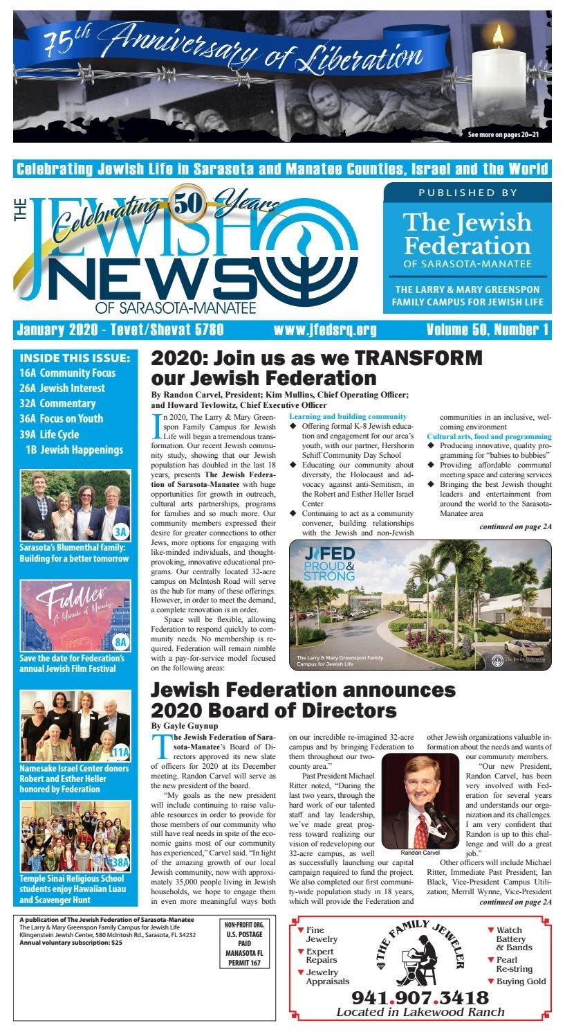 The Jewish News - January 2020 By The Jewish Federation Of Exceptional When The Jewish Federation Of Chicago Will Be Close For Holidays In 2020