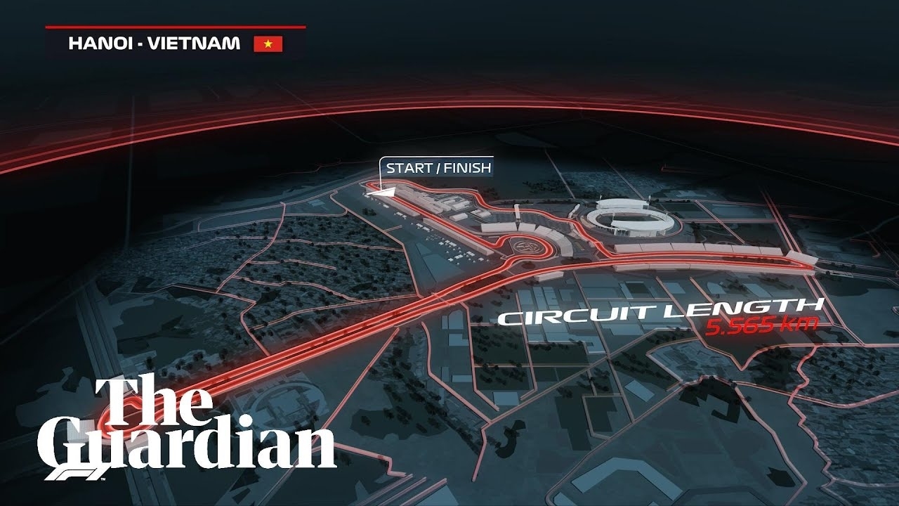 Vietnam Gp: F1 Reveals Track Map For Hanoi Street Race In 2020 – Video 2020 F1 Race Calendar
