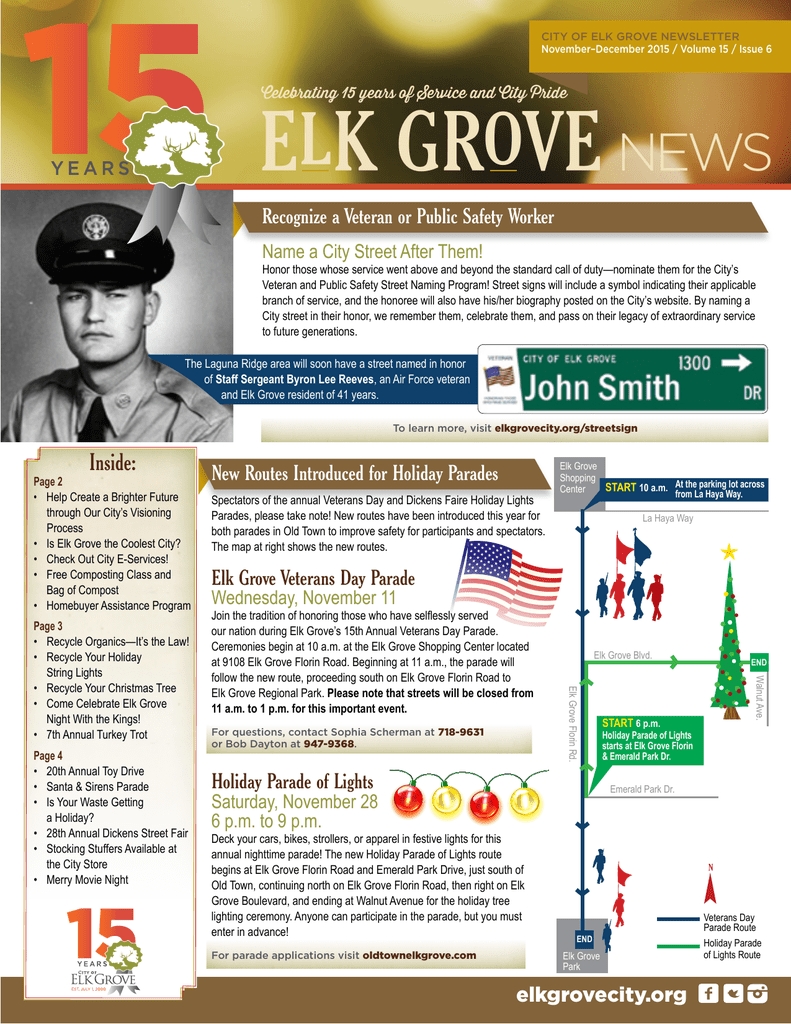 View Newsletter - City Of Elk Grove Exceptional Elk Grove Elementary School Calendar