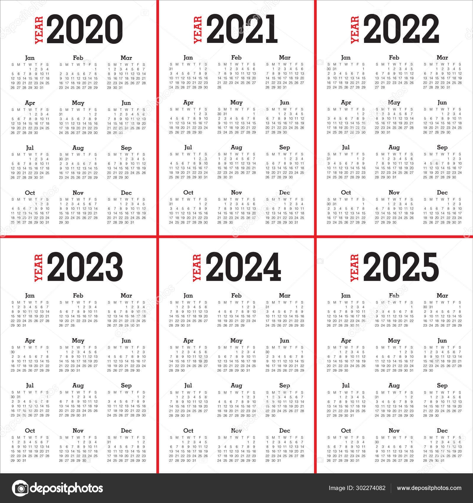 Perky Calendar 2020 To 2025 Printable Blank Calendar Template Perky Calendar 2020 To 2025 Printable Blank Calendar Template