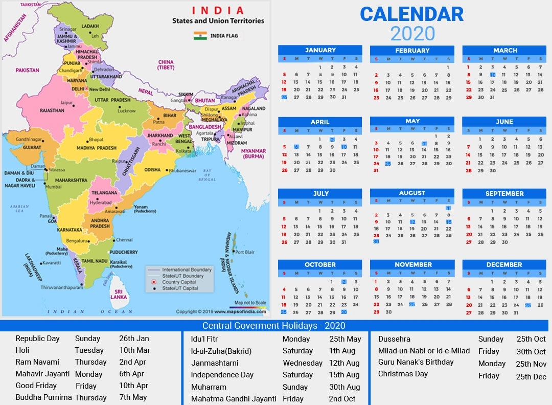 Year 2020 Calendar, Public Holidays In India In 2020 Impressive Jk Bank Holidays Calendar 2020