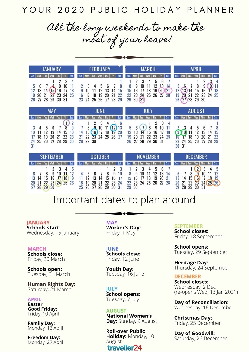 Your 2020 Public Holidays Planner | All The Long Weekends To Hong Kong Public Holidays 2020