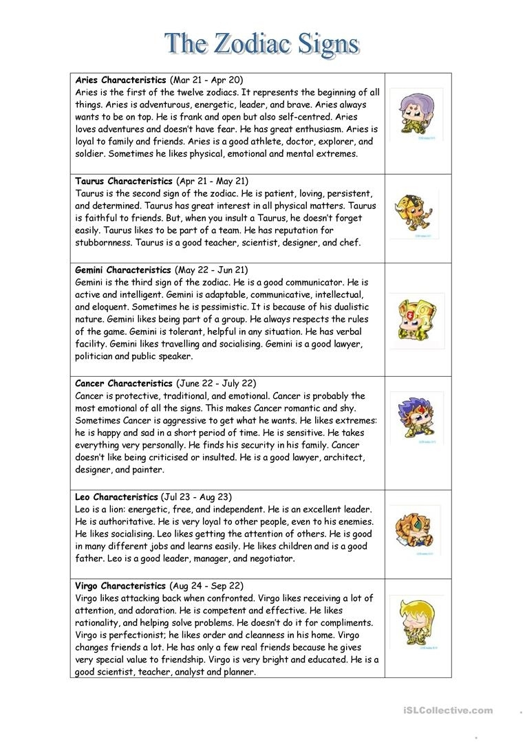 Zodiac Worksheet Pdf | Kids Activities Printable Chinese Zodiac Sign Worksheet