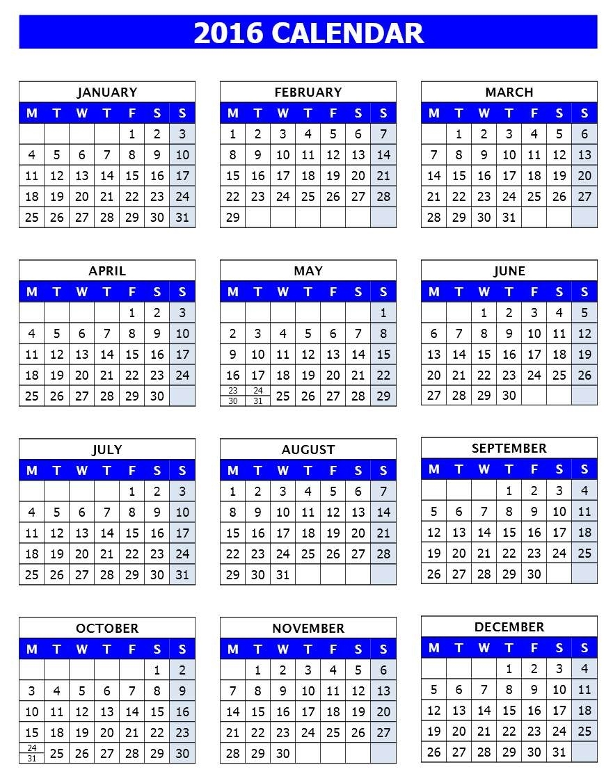 2016 Calendar Templates | Open Office Templates Open Office 4 Calendar Template