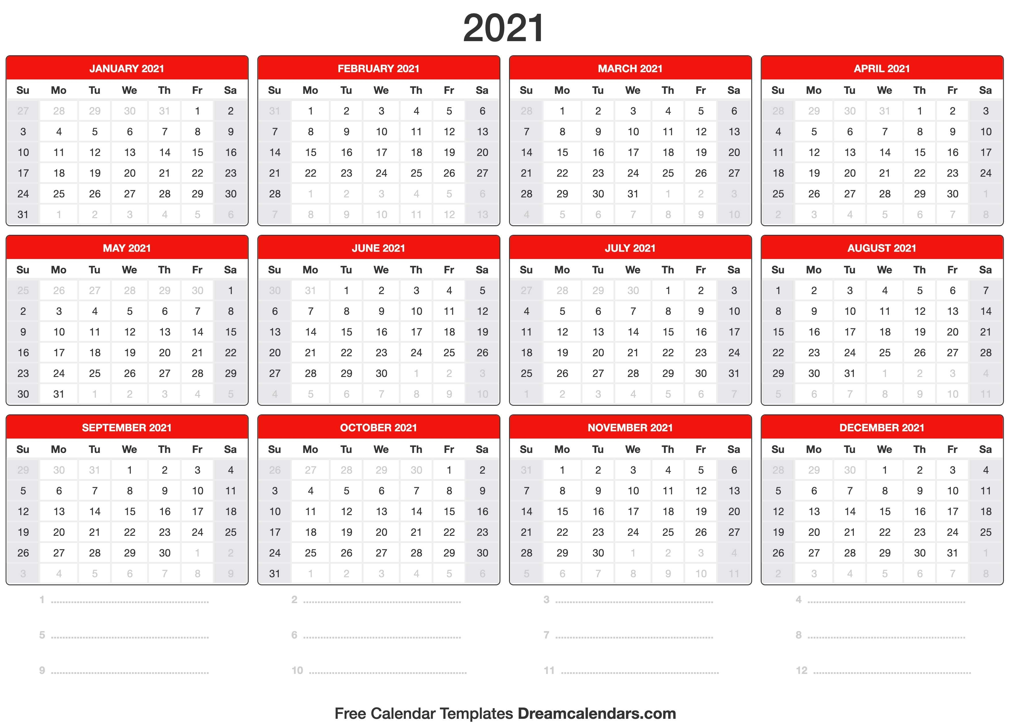 2021 Calendar Father&#039;S Day 2021 Calendar