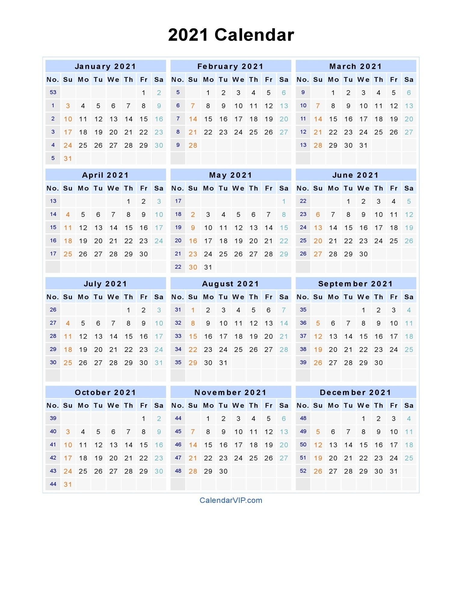 2021 Calendar With Week Numbers Excel Full – Encouraged In 2021 Calendar Excel Start Monday