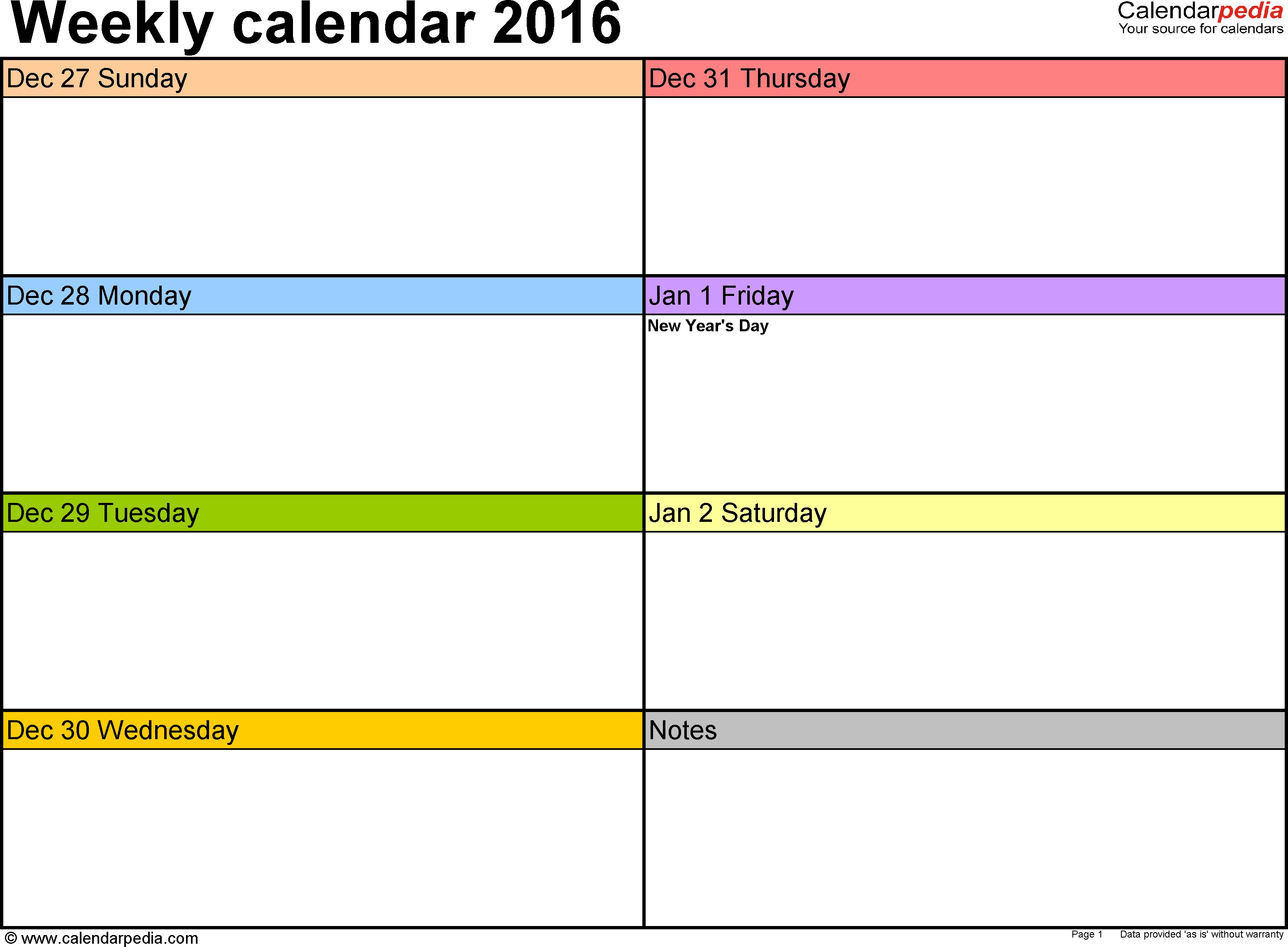 5 Day Monthly Calendar | Calendar For Planning 2 Day Calendar Template