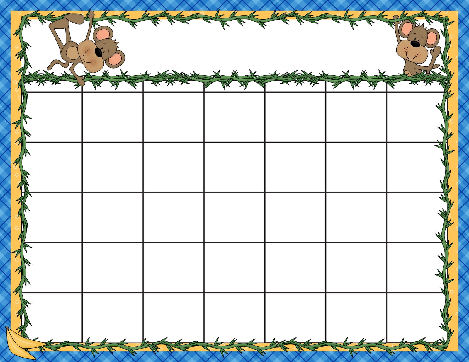 7 Best Kindergarten Monthly Calendar Printable - Printablee December Calendar Template Kindergarten