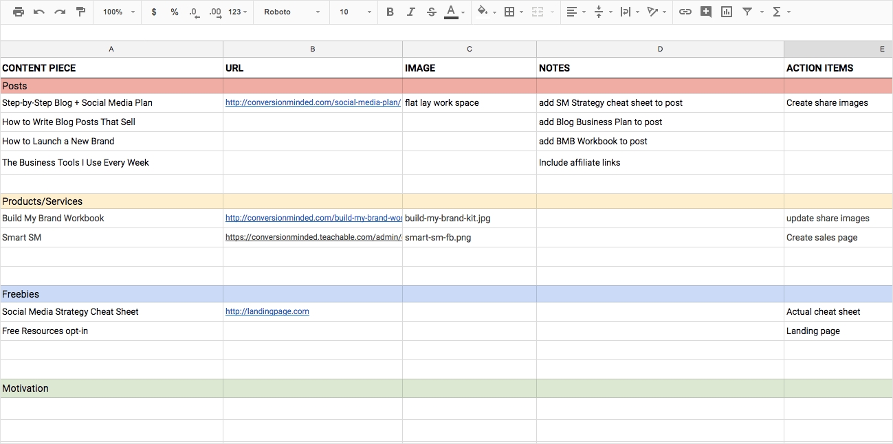 An Epic Social Media Content Calendar Template For 2020 Content Calendar Template Google Docs