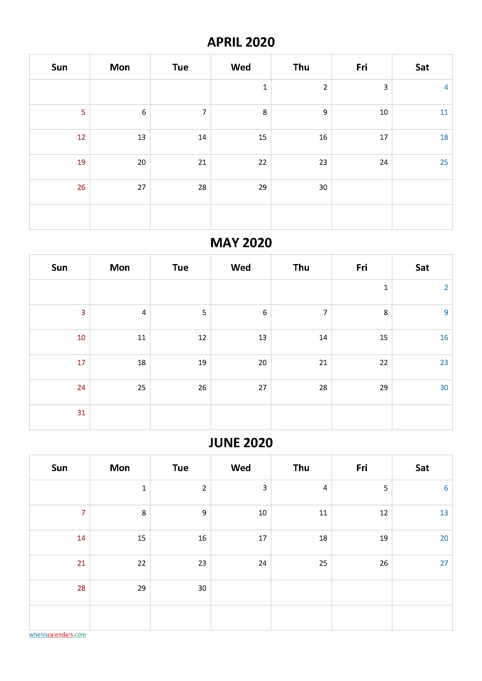 April May June 2021 Three Month Calendar Printable-21Ca4 2021 Printable Three Month Calendar
