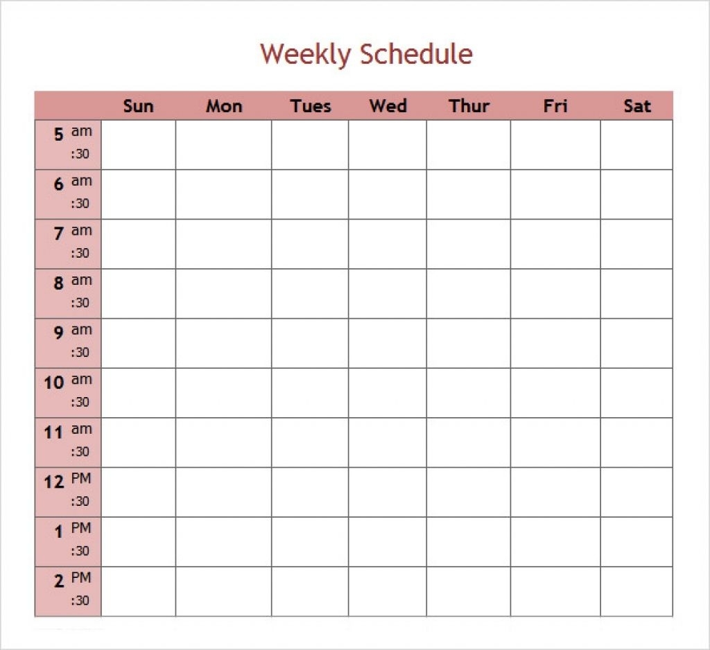 Best Photos Of 5 Day Calendar Template Microsoft Weekly 5 Day Calendar Template Excel