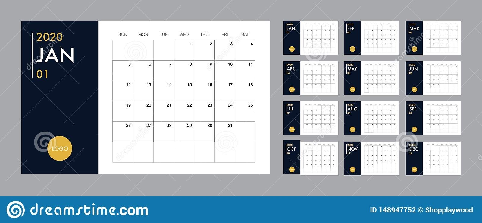 Calendar 2020 Template Planner Vector Diary In A Minimalist Calendar Template Vector Free Download
