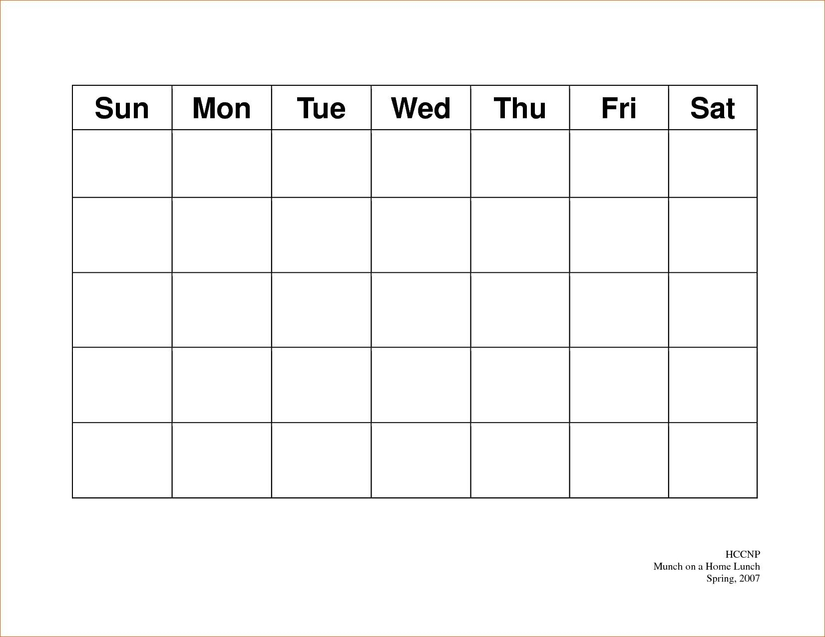 Calendar 5 Day Weekly Calendar Template On 5 Week Calendar Calendar Template Days Of The Week