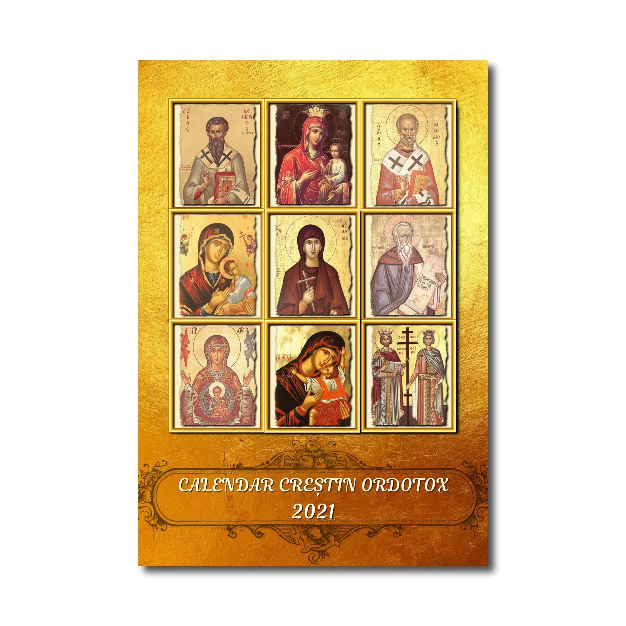 Calendar Ortodox Perete 2021, Format A3, Calendar Bisericesc Calendar Ortodox Mai 2021
